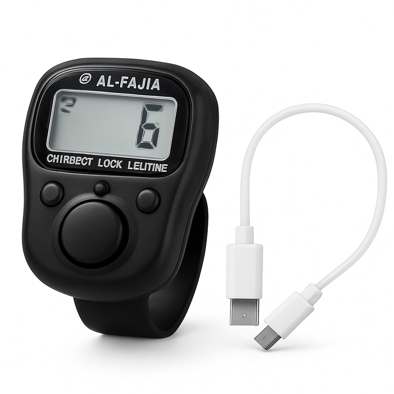 70 Lakh Japa counting Machine Chargeable japa counter with C type charging